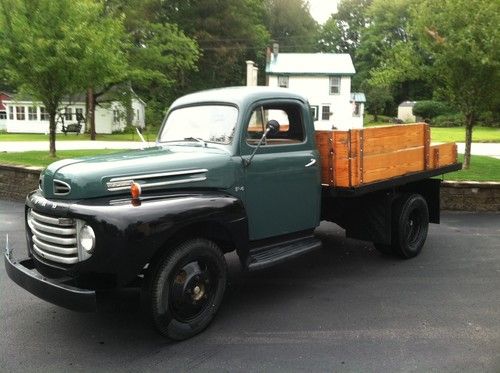 1948 ford f4 flatbed truck  no reserve
