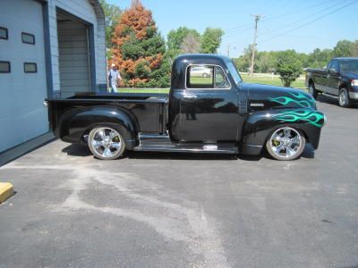 1947 chevrolet pickup truck customized lowrider  small block