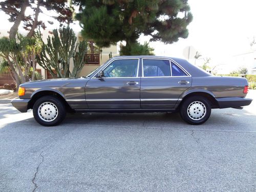 1983 mercedes-benz 300 sd turbo diesel sedan darkn gray/grey leather no reserve