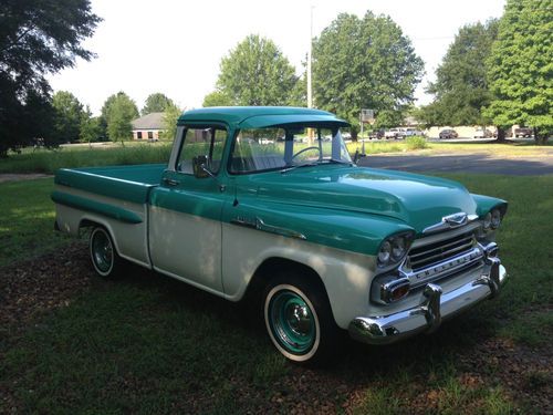 1958 chevy fleetside totally restored