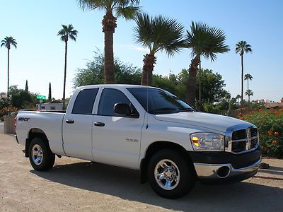 !no reserve! 2008 ram 1500 quadcab sxt v-8 loaded !rust free! x clean arizona