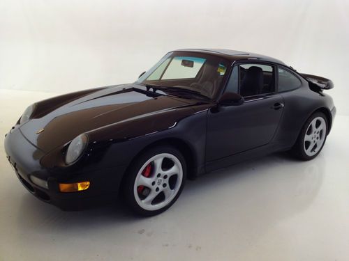 1997 porsche 993 twin turbo black/grey 23,000 miles last of air cooled pristine