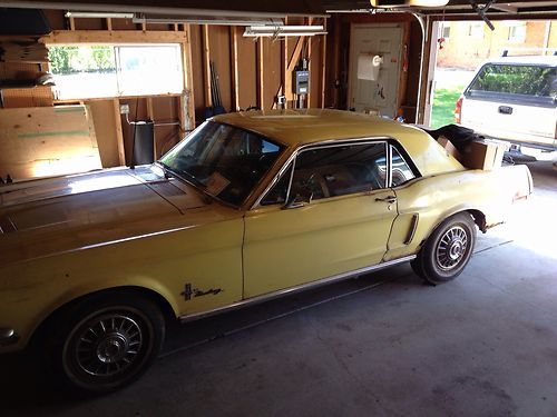 1968 ford mustang base  2-door 4.7l