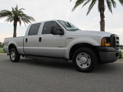 Ford f250 superduty crew cab xl leather interior powerstroke diesel 47k miles!!