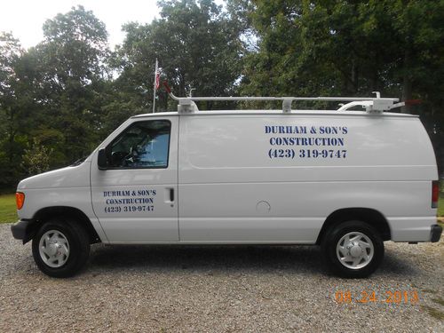 2007 ford e-150 base standard cargo van 2-door 4.6l