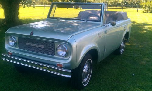 1966 international harvester sport scout 800 restored original motor awd rare !!