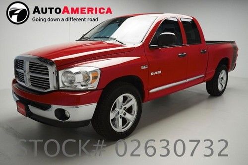 58k clean miles ram 1500 truck red 4x2 hemi 20 inch wheels chrome package