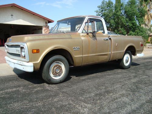 1969 chevy c-10 shortbed fleetside truck - no reserve auction