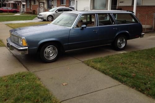 1981 chevrolet malibu base wagon 4-door 5.7l