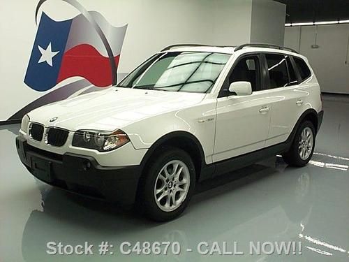 2005 bmw x3 2.5i awd/4x4 pano sunroof heated seats 63k texas direct auto
