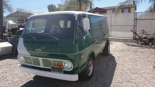 1968 chevy van ,, vintage hippy 108" sportvan handivan custom surfing hippie gmc