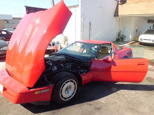 1984 chevy - chevrolet corvette - red - super clean - buy now $4900 - clev ohio