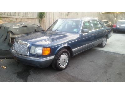 1986 mercedes 420sel 420 sel * no reserve * one owner