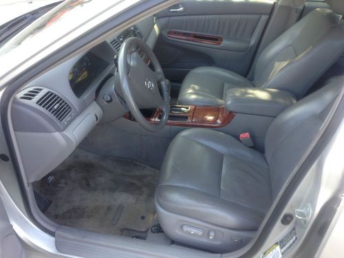 2004 toyota camry xle v6 automatic silver leather sunroof no reserve