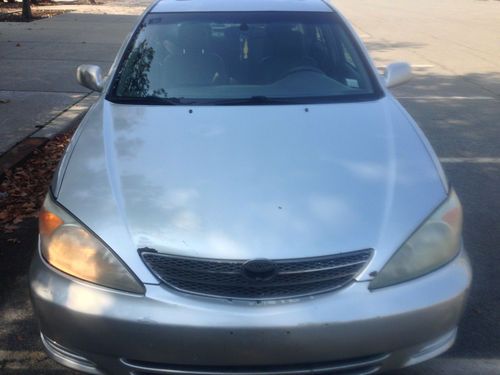 2004 TOYOTA CAMRY XLE V6 AUTOMATIC SILVER LEATHER SUNROOF NO RESERVE, image 6