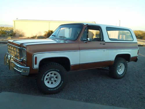 1973 chevy chevrolet k/5 blazer full convertable  frame off resto,