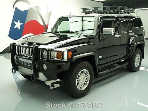 2008 hummer h3 4x4 automatic side steps roof rack 32k! texas direct auto
