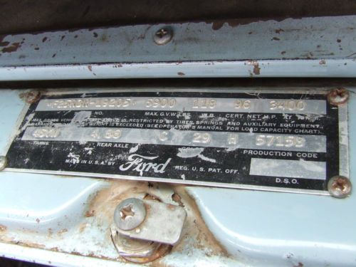 1953 Ford F-250 Patina truck flathead v8 239, image 3