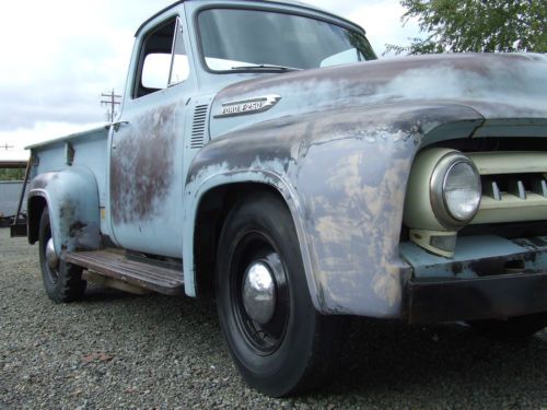 1953 Ford F-250 Patina truck flathead v8 239, image 6