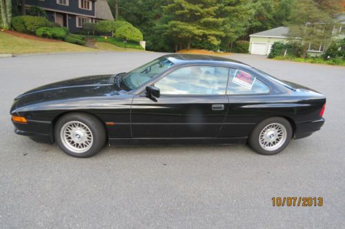 First and only owner of a black / gray in excellent condition bmw 840 ci
