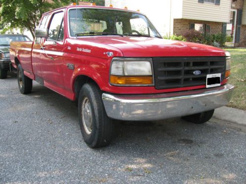 1996 ford f-250 xl extended cab pickup 2-door 5.0l