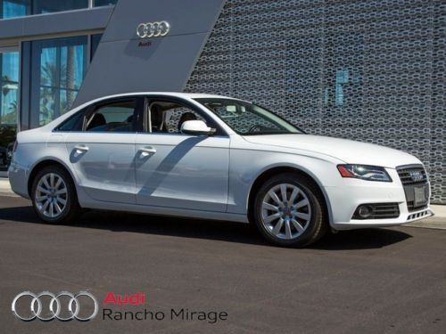 2012 audi a4 premium glacier white convenience heated seats style pack 36k mi