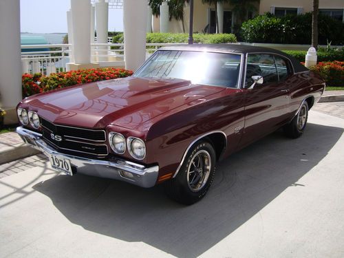 1970 chevrolet chevelle ss 396 black cherry automatic all original &amp; collectable