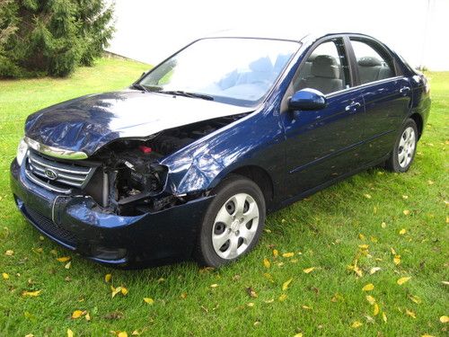 NO RESERVE 2008 Kia Spectra EX Sedan 2.0L WRECKED REPAIRABLE SALVAGE, image 5