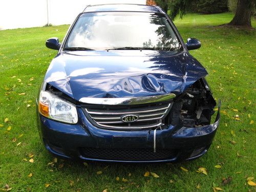 NO RESERVE 2008 Kia Spectra EX Sedan 2.0L WRECKED REPAIRABLE SALVAGE, image 8