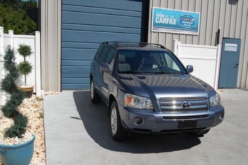 2006 toyota highlander 4wd hybrid electric sunroof alloy 3rd row suv 06 warranty