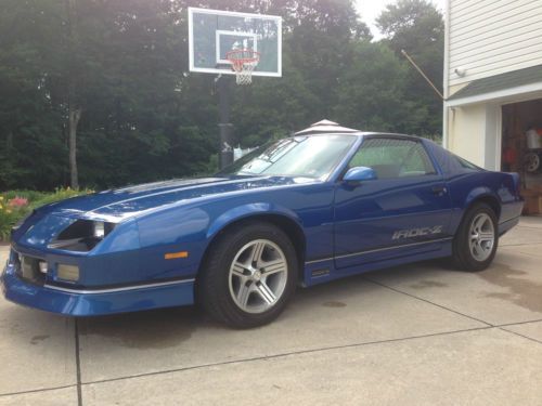 1989 chevrolet camaro iroc z28  v8 5.7l tpi 350ci 51453 miles