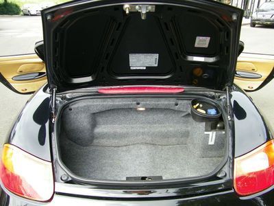 99 Boxster Leather RWD Mid engine 5 speed manual Black Tan Convertible Soft top, image 6