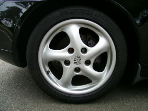 99 Boxster Leather RWD Mid engine 5 speed manual Black Tan Convertible Soft top, image 26