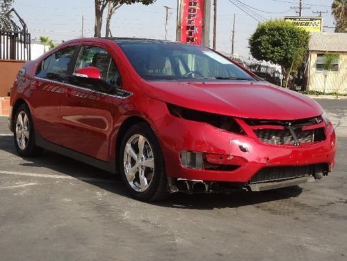 2012 chevrolet volt premium damaged runs! salvage electric motor wont last! l@@k