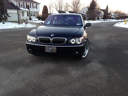 2006 bmw 750li with 22" rims