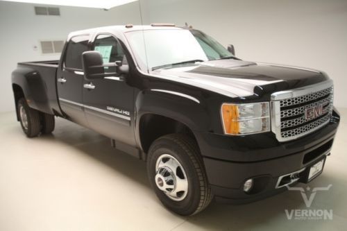 2014 drw crew 4x4 navigation sunroof leather heated duramax diesel