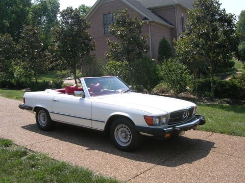 Classic 1979 mercedes benz 450 sl roadster convertible