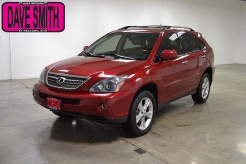 2008 red awd heated leather sunroof rearcam nav ac cruise! call us today!!!