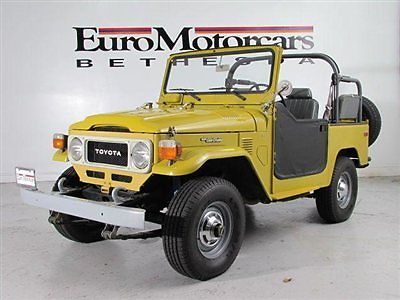 Toyota land cruiser 1981 fj restored good running condition 4 wheel drive dealer