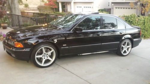 1997 bmw 540i, six speed manual, black paint, black leather, beautiful condition