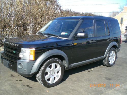 2007 land rover lr3 hse sport utility 4-door 4.4l black  55k miles salvage title