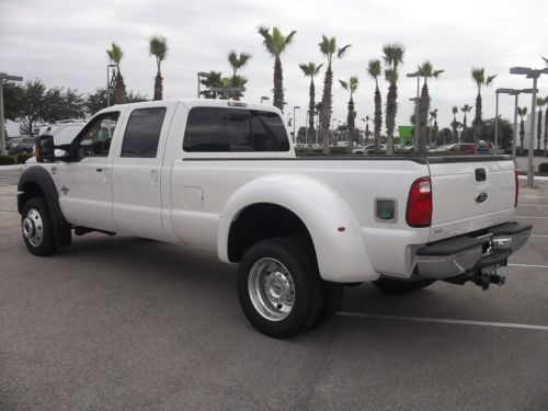 NEW 2013 FORD SD F-550 6.7 V8 DIESEL 4X4 CREW CAB DRW LARIAT WITH A PICK-UP BED, image 8