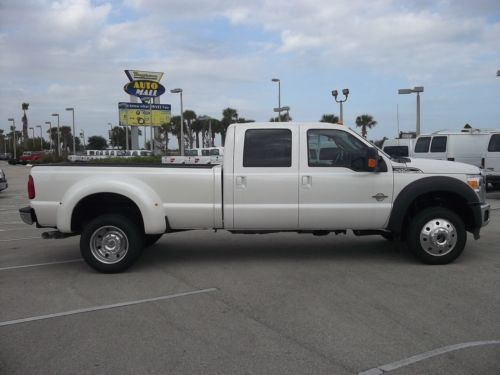 NEW 2013 FORD SD F-550 6.7 V8 DIESEL 4X4 CREW CAB DRW LARIAT WITH A PICK-UP BED, image 13