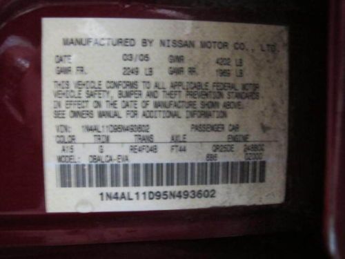 2005 Nissan Altima 2.5* Alloys*Sunroof* Clean 1 Owner Carfax!, image 35