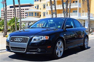 &#039;07 a4 at6, 3.2, quattro, 32k, black/black, navigation, convenience, $46k new...