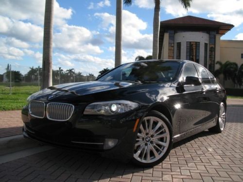 2011 bmw 550i sport nav driver assist pkg hud loaded 1 owner fl