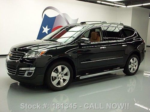 2013 chevy traverse ltz sunroof leather nav dvd 14k mi texas direct auto