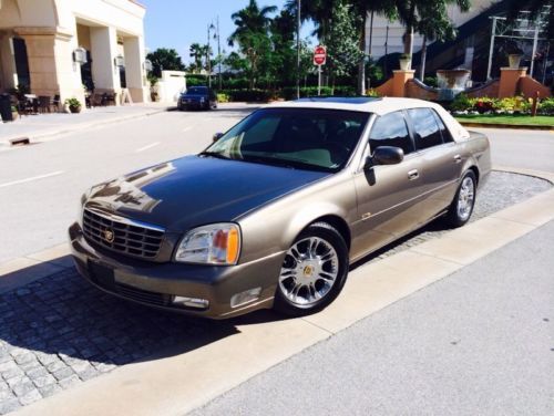 2002 cadillac deville dts sedan 4-door 4.6l moon roof top vogue !!!!loaded