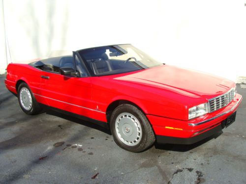 1990 cadillac allante convertible super low mileage florida car