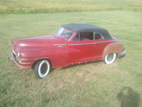 1948 chrysler new yorker convertible, project, street rod, classic car, antique